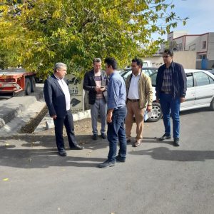 بازدید اعضای کمیته فنی شورای ترافیک شهرستان آذرشهر
