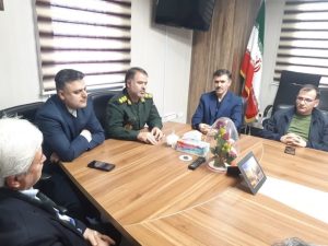 فرمانده سپاه و معاون سیاسی، امنیتی و اجتماعی فرمانداری شهرستان آذرشهر