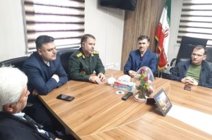 فرمانده سپاه و معاون سیاسی، امنیتی و اجتماعی فرمانداری شهرستان آذرشهر