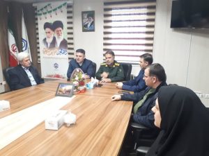 فرمانده سپاه و معاون سیاسی، امنیتی و اجتماعی فرمانداری شهرستان آذرشهر