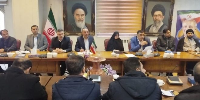 جلسه برسی آسیب های اجتماعی آذرشهر
